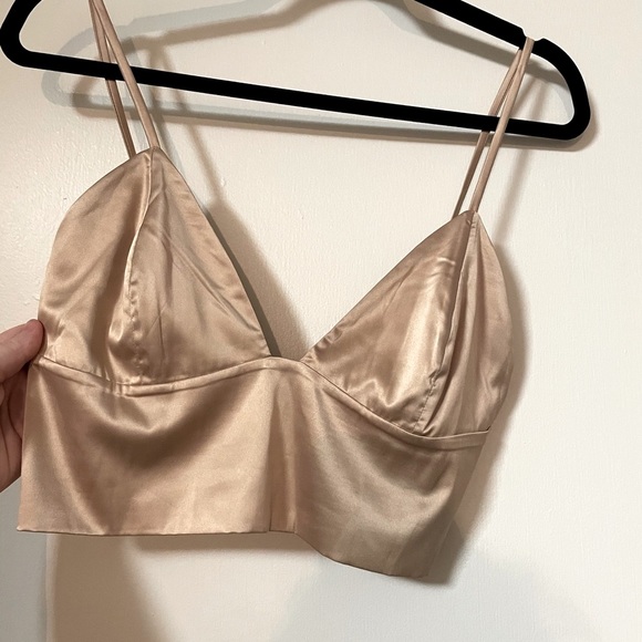 Tops - Silk Bralette/Crop Tank